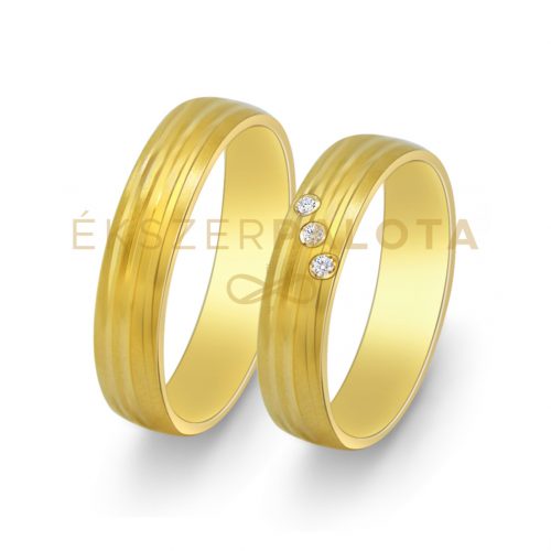 Arany karikagyűrű pár ALM13178