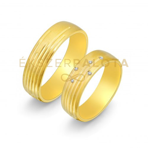 Arany karikagyűrű pár E-ALM13198