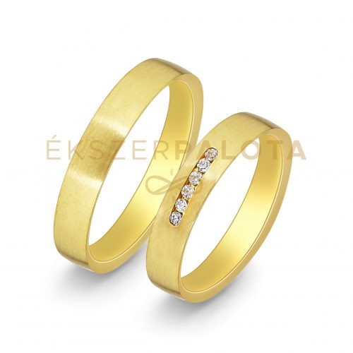 Arany karikagyűrű pár E-ALM13752