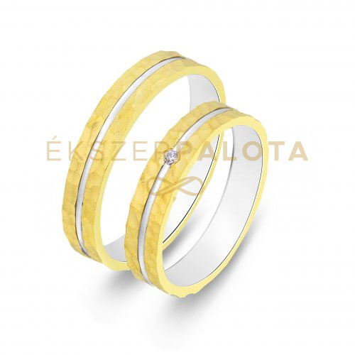Arany karikagyűrű pár E-ALM14032