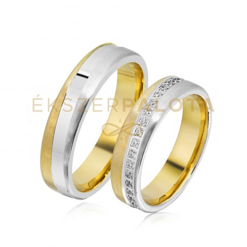 Arany karikagyűrű pár E-ALM14132