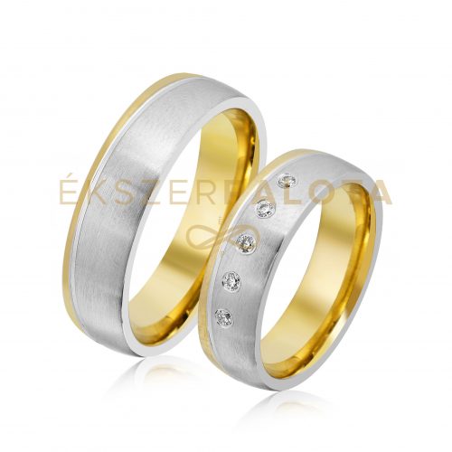 Arany karikagyűrű pár E-ALM14133