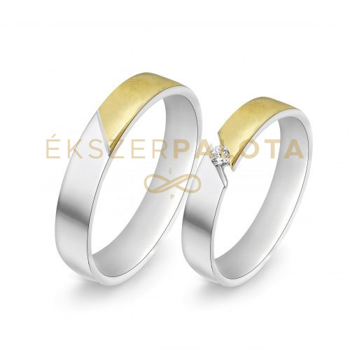 Arany karikagyűrű pár E-ALM14149