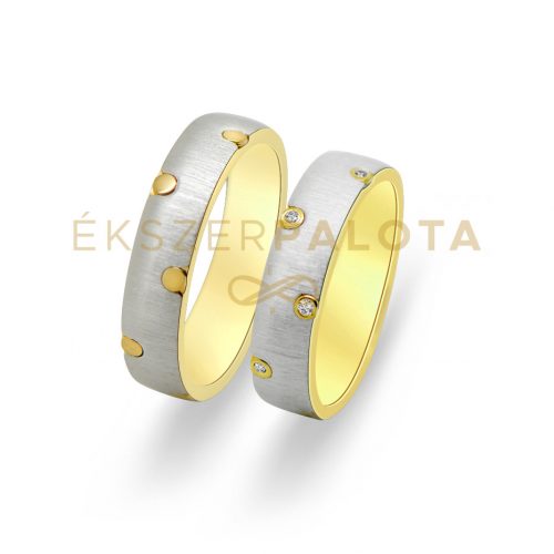 Arany karikagyűrű pár LRD13241-YBY