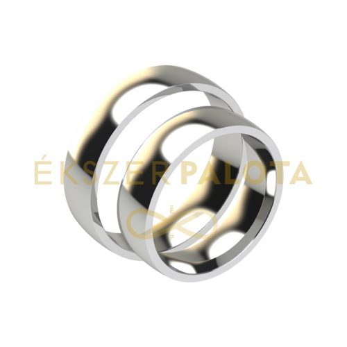 Arany klasszikus karikagyűrű pár 5,5 mm domború