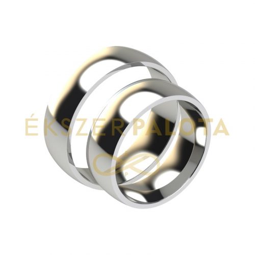 Arany klasszikus karikagyűrű pár 6,5 mm domború